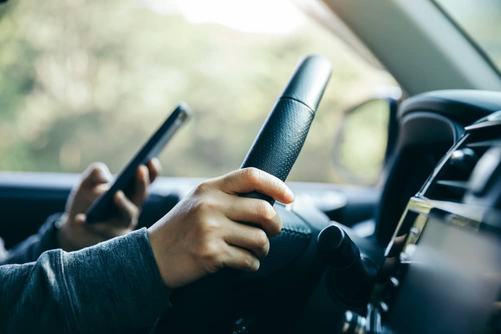 distracted driving liability in California