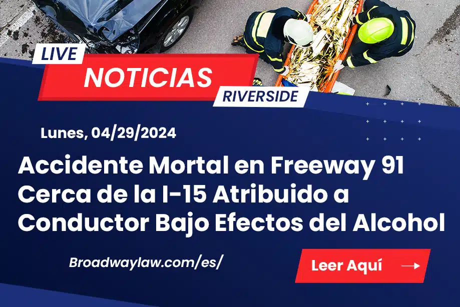 Accidente Mortal en Freeway 91