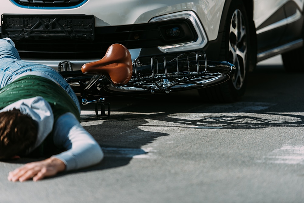 accidente de bicicleta