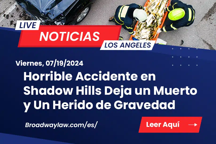 Accidente en Shadow Hills