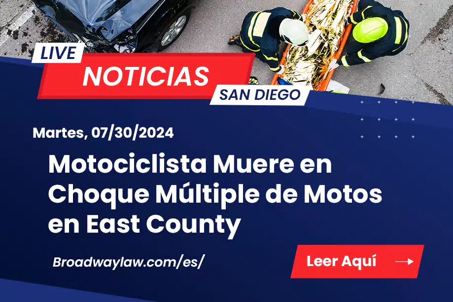 Choque Múltiple de Motos en East County