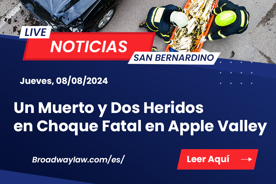 Choque Fatal en Apple Valley