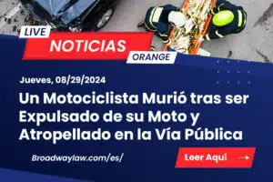 Motociclista Murió